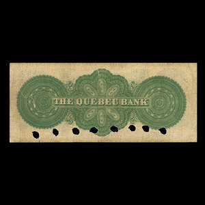 Canada, Quebec Bank, 10 dollars : January 2, 1863