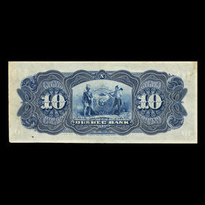 Canada, Quebec Bank, 10 dollars : January 3, 1898