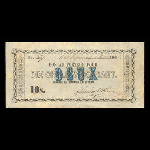 Canada, William Price & Son, 10 shillings : November 1, 1848