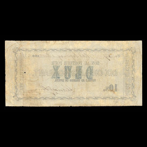 Canada, William Price & Son, 10 shillings : November 1, 1848