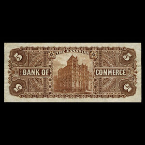 Canada, Canadian Bank of Commerce, 5 dollars : January 2, 1906