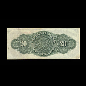 Canada, Imperial Bank of Canada, 20 dollars : January 2, 1920