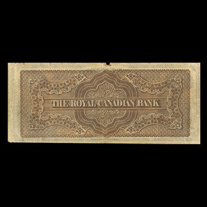 Canada, Royal Canadian Bank, 2 dollars : July 26, 1865