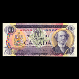 Canada, Bank of Canada, 10 dollars : 1971