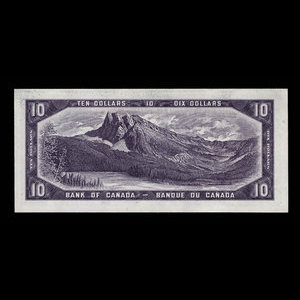 Canada, Bank of Canada, 10 dollars : 1954