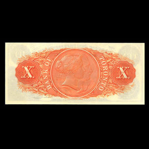 Canada, Bank of Toronto (The), 10 dollars : February 1, 1917