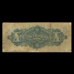 Canada, Mechanics Bank (Montreal), 10 dollars : June 1, 1872