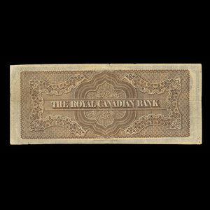 Canada, Royal Canadian Bank, 2 dollars : July 26, 1865