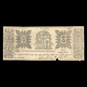 Canada, Spalding & Foster, 2 shillings : January 1, 1838