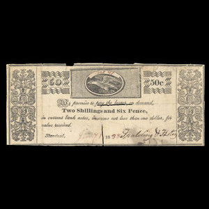 Canada, Spalding & Foster, 2 shillings, 6 pence : January 1, 1838