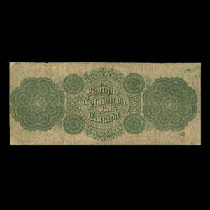 Canada, Union Bank of Lower Canada, 4 dollars : March 1, 1866