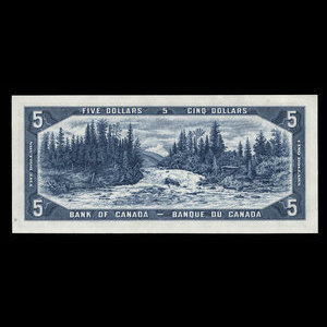 Canada, Bank of Canada, 5 dollars : 1954