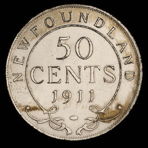 Canada, George V, 50 cents : 1911