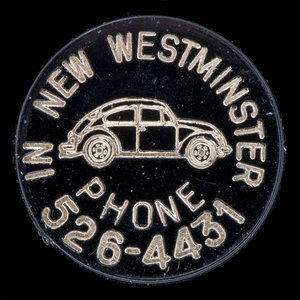 Canada, New Westminster Volkswagon Ltd., no denomination : 1972