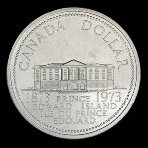 Canada, Elizabeth II, 1 dollar : 1973