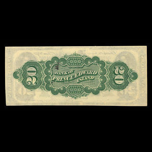 Canada, Bank of Prince Edward Island, 20 dollars : January 1, 1872