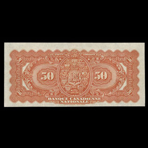 Canada, Banque Canadienne Nationale, 50 dollars : February 1, 1929