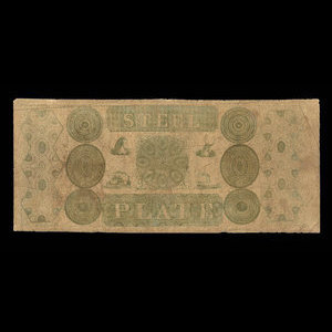 Canada, Union Bank, 1 dollar : August 1, 1838