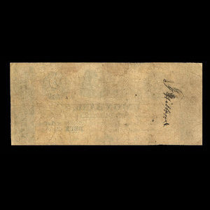 Canada, Union Bank, 2 dollars : July 14, 1838