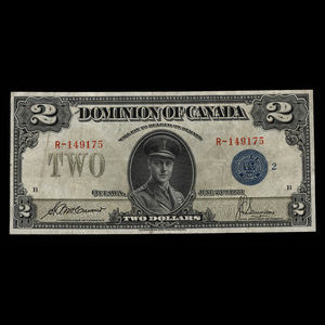 Canada, Dominion of Canada, 2 dollars : June 23, 1923