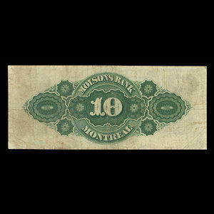 Canada, Molsons Bank, 10 dollars : July 3, 1899