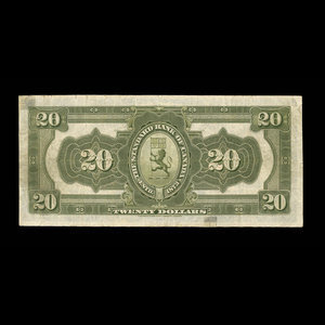 Canada, Standard Bank of Canada, 20 dollars : January 2, 1919