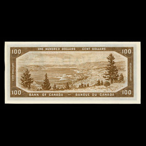 Canada, Bank of Canada, 100 dollars : 1954