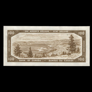 Canada, Bank of Canada, 100 dollars : 1954