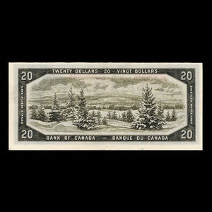 Canada, Bank of Canada, 20 dollars : 1954