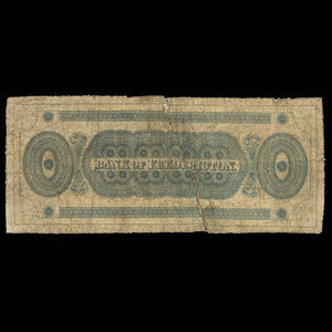 Canada, Bank of Fredericton, 5 shillings : March 6, 1838