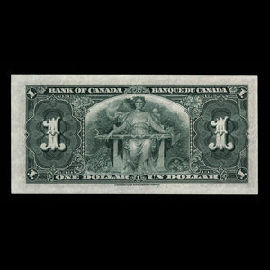 Canada, Bank of Canada, 1 dollar : January 2, 1937