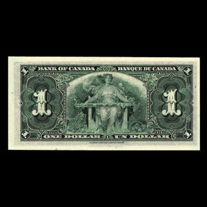 Canada, Bank of Canada, 1 dollar : January 2, 1937