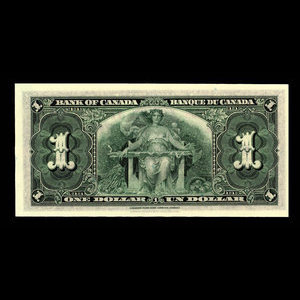 Canada, Bank of Canada, 1 dollar : January 2, 1937