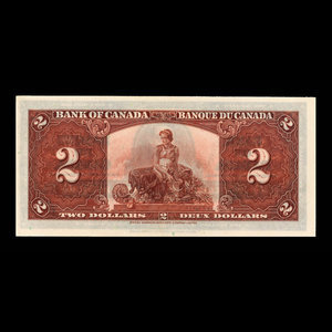 Canada, Bank of Canada, 2 dollars : January 2, 1937