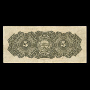 Canada, Bank of Nova Scotia, 5 dollars : June 1, 1898