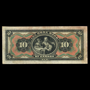 Canada, Home Bank of Canada, 10 dollars : March 2, 1914