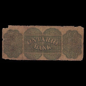 Canada, Ontario Bank, 1 dollar : August 15, 1861