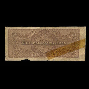 Canada, Royal Canadian Bank, 2 dollars : July 4, 1865