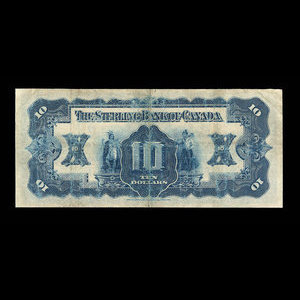 Canada, Sterling Bank of Canada, 10 dollars : January 3, 1921