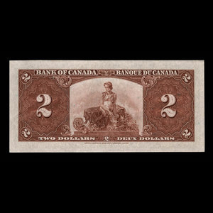 Canada, Bank of Canada, 2 dollars : January 2, 1937