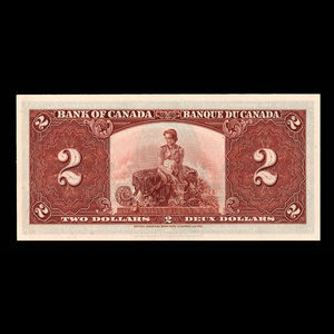 Canada, Bank of Canada, 2 dollars : January 2, 1937