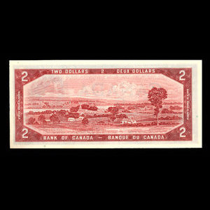 Canada, Bank of Canada, 2 dollars : 1954