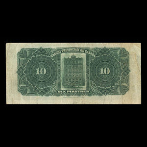 Canada, Provincial Bank of Canada, 10 dollars : June 1, 1907