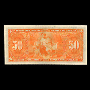 Canada, Bank of Canada, 50 dollars : January 2, 1937