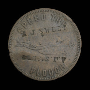 Canada, E.L. Lydiard, 1 cent : 1859