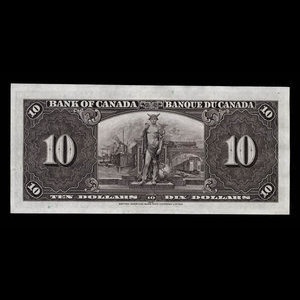 Canada, Bank of Canada, 10 dollars : January 2, 1937