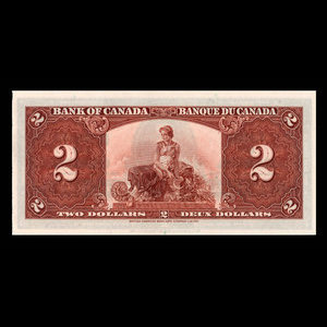 Canada, Bank of Canada, 2 dollars : January 2, 1937