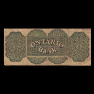 Canada, Ontario Bank, 1 dollar : August 15, 1861