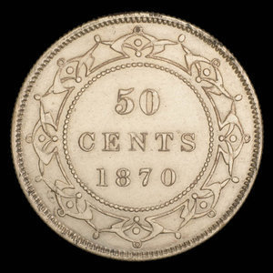 Canada, Victoria, 50 cents : 1870