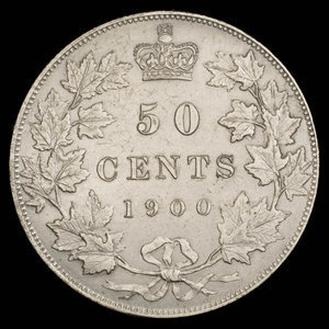 Canada, Victoria, 50 cents : 1900